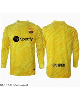Billige Fotballdrakt Barcelona Keeper Replika Hjemmedrakt 2024-25 Langermet